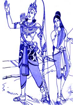 Rama and Seetha
