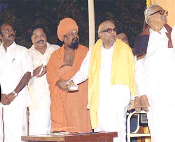 Duraimurugan, Karunanidhi and Anbazhagan