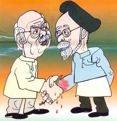Advani and Manmohan Singh