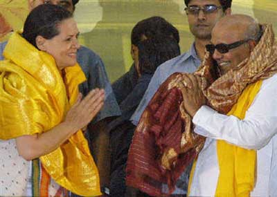 Sonia and Karunanidhi