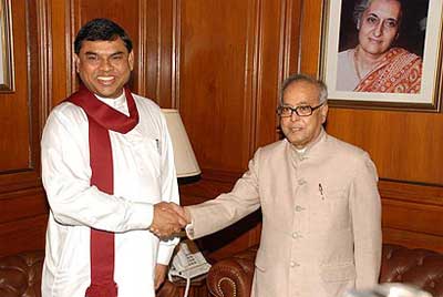 Rajapakse and Pranab Mukarjee