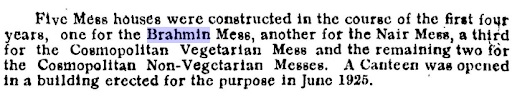 madras university mess details