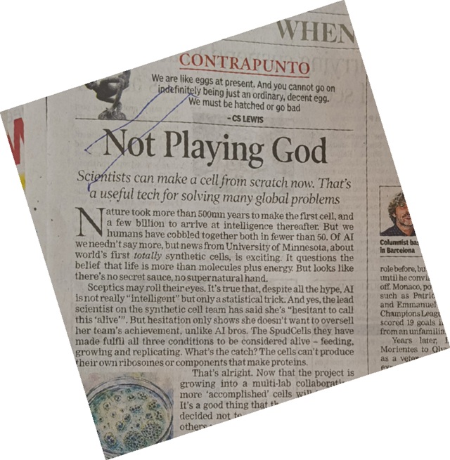 not playing god