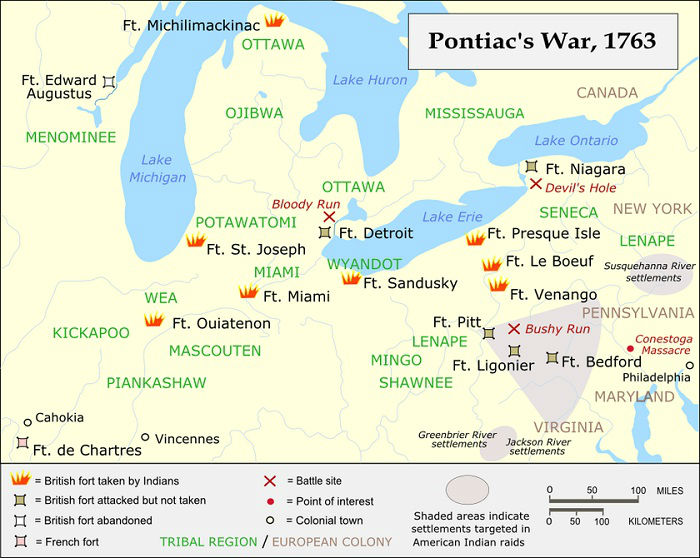 pontiac war 1763