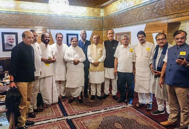 opposition leaders at kashmir