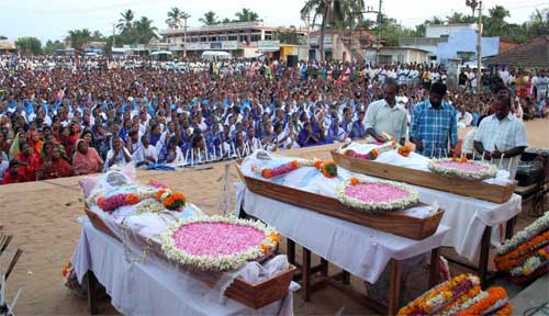 இலங்கை கடற்படையால் கொல்லப்பட்டவர்கள்