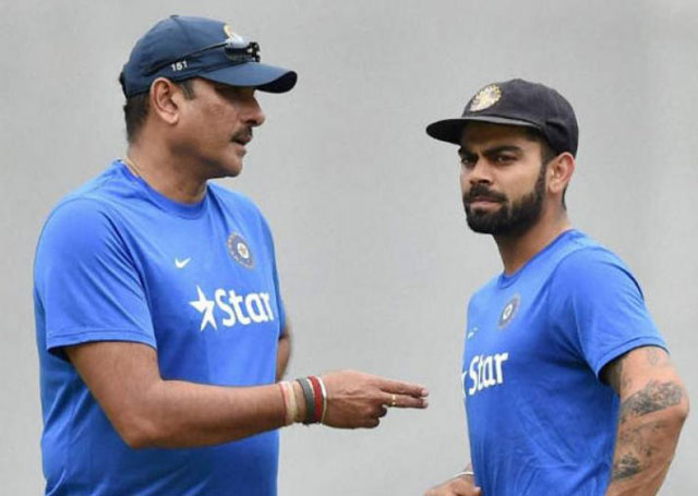 kohli and ravi shastri