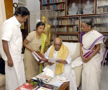 Thiyagu, Tamarai, Karunanidhi and Krushangini
