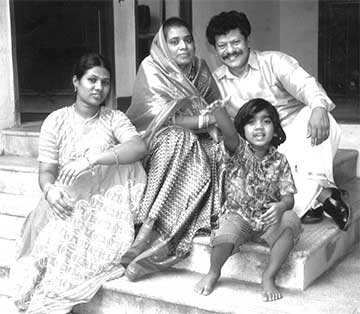 Rajkiran and his family