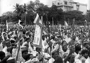 People's agitation against W.T.O.