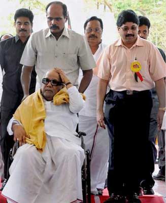 Karunanidhi and Dayanithi Maran