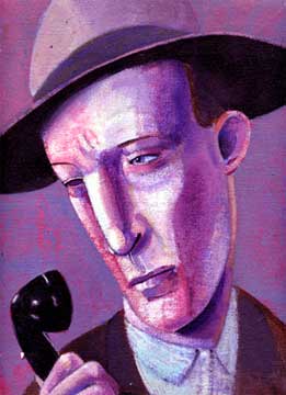 Man with telephone