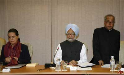 Sonia and manmohan singh