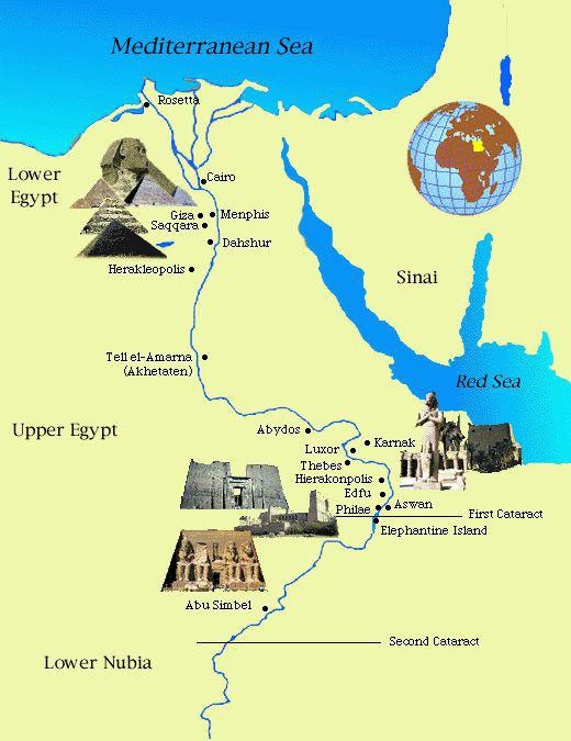 egypt map