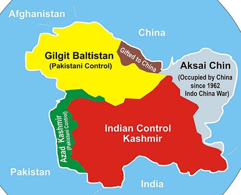 kashmir map