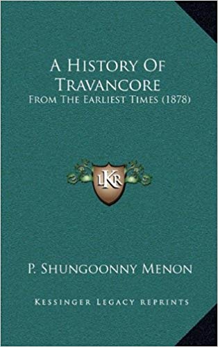 A History of Travancore from the Earliest Times