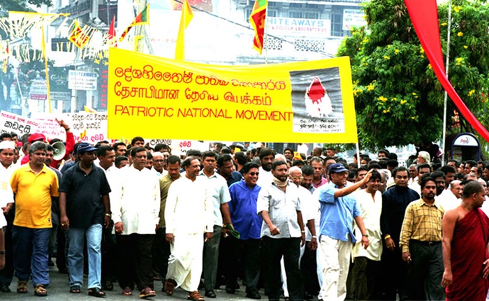 Anura Kumara Dissanayake against peace