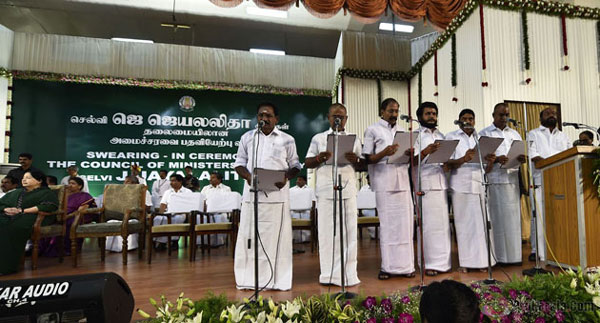 admk chennai cabinet ministers