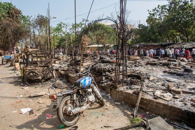 fishermen market burnt