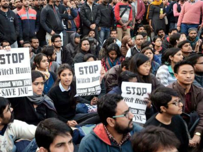 jnu protest