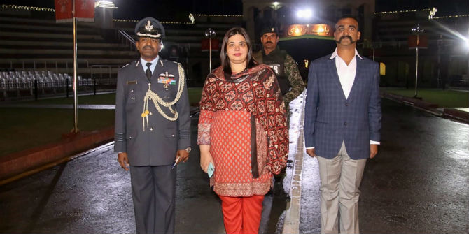 Abhinandan at Pak border