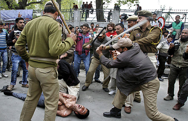 Indian military brutality in kashmir