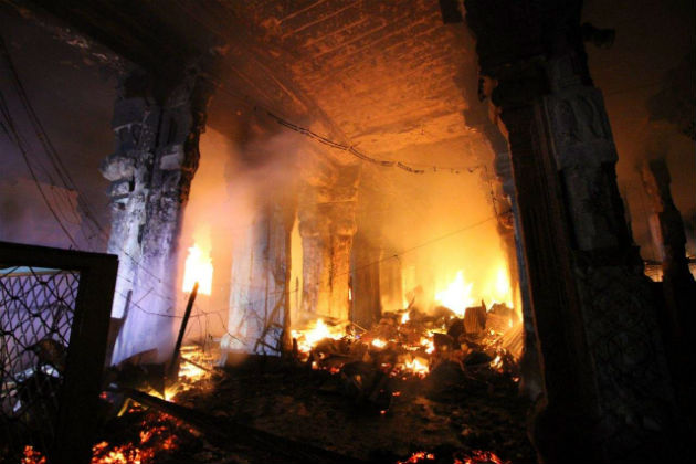 MeenakshiAmmanTempleFire