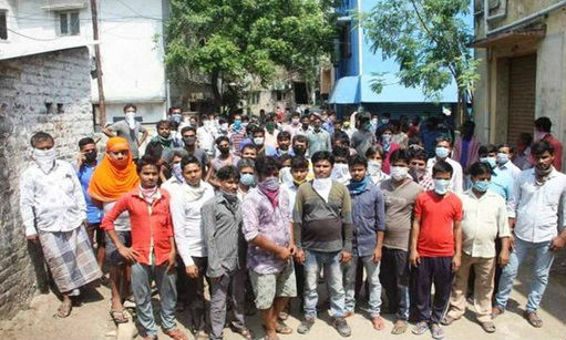 corona migrant workers at chennai