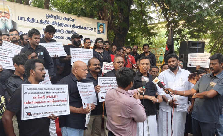 dvk agitation against cbse