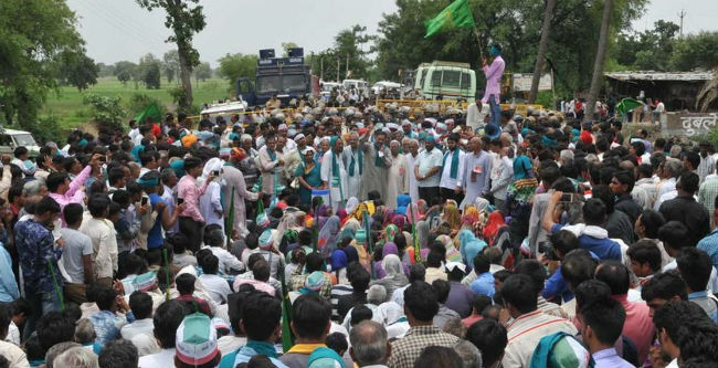 farmers protest