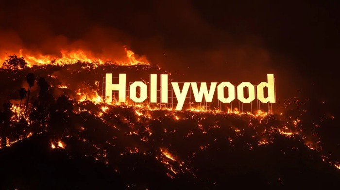 hollywood fire