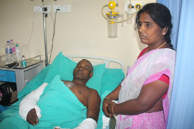 katchanatham dhanasekaran and his wife sridevi