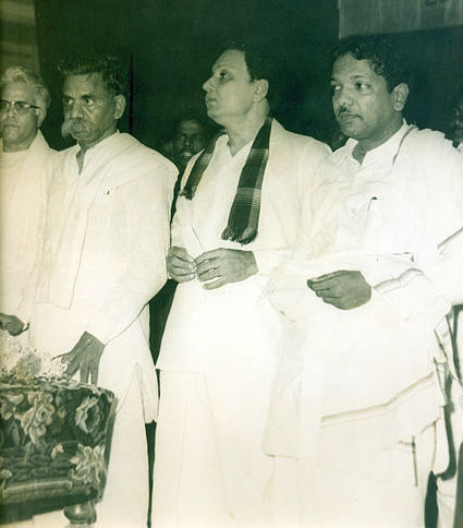 M P Sivagnanam MGR Karunanidhi