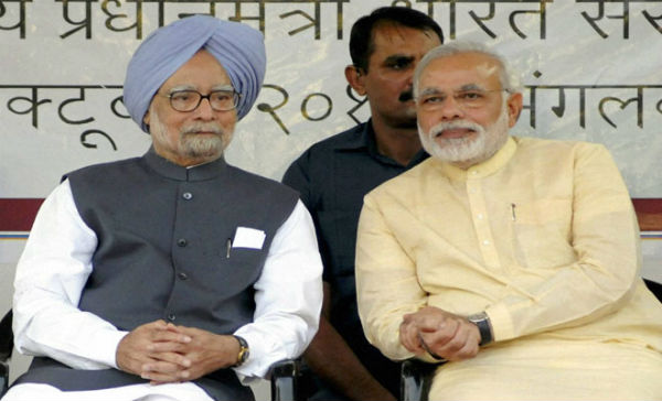 Manmohan Singh & Modi