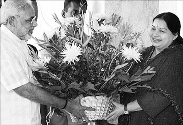 modi and jayalalitha