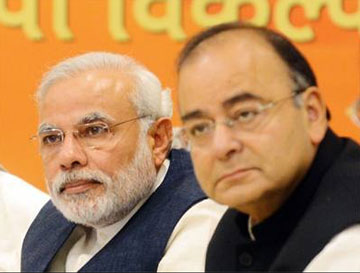 modi and arun jaitley