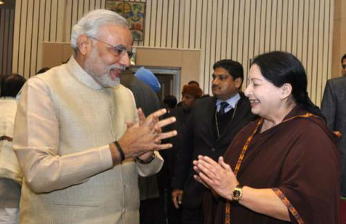 Modi and Jayalalitha