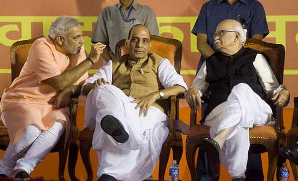 modi rajnath advani