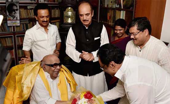 karunanidhi stalin evks elangovan