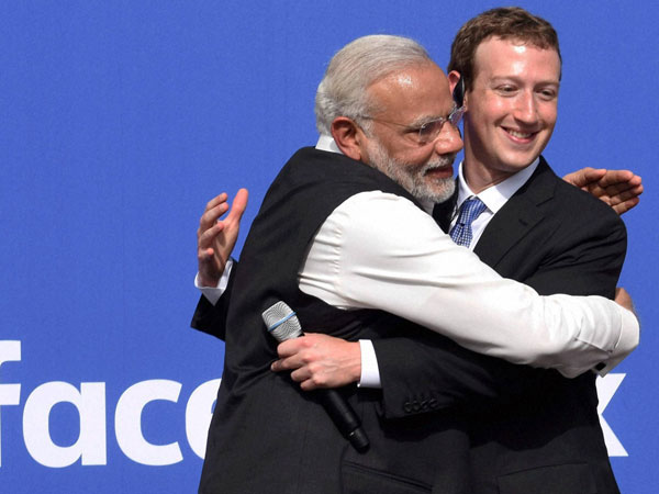 modi mark zuckerberg