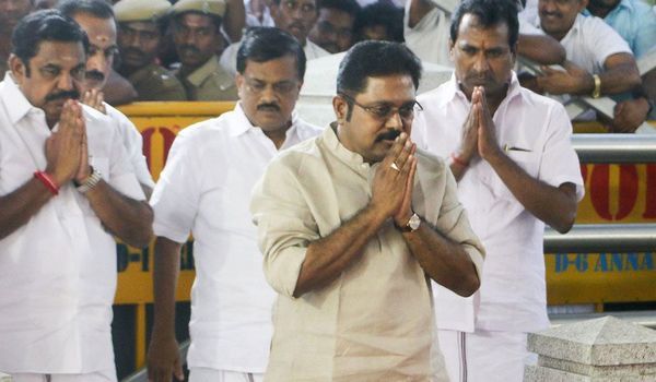 ttv dinakaran edapadi palanichamy