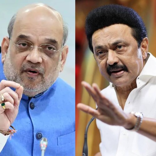 Amit Shah and MK Stalin