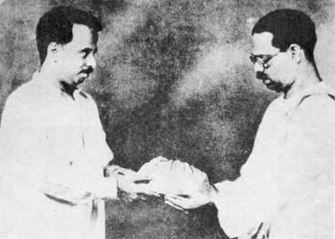 Annadurai with Bharathidasan
