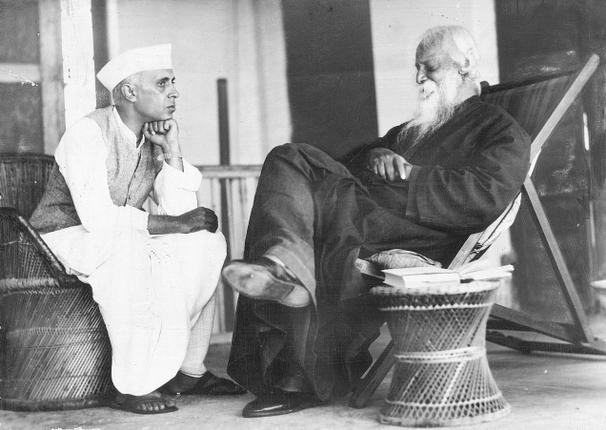 Jawaharlal Nehru and Rabindranath Tagore