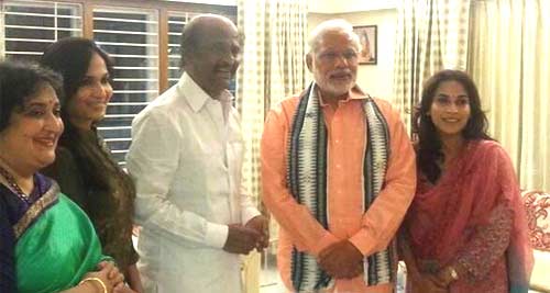 Rajini and Modi