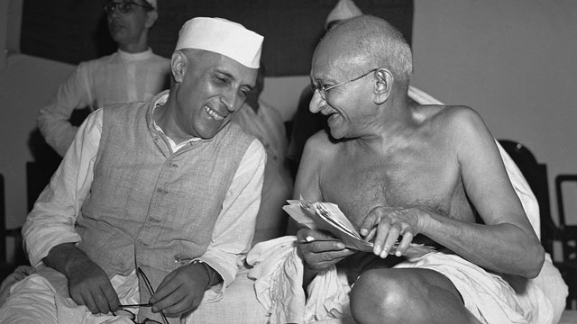 gandhi nehru