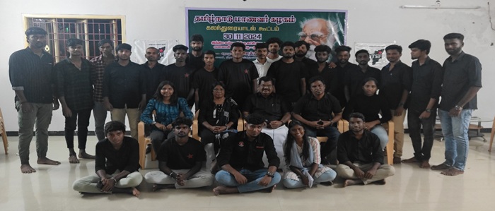kolathoor mani with students movement