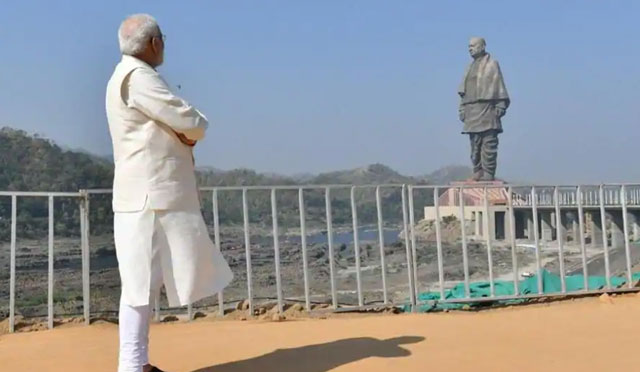 modi and patel statue