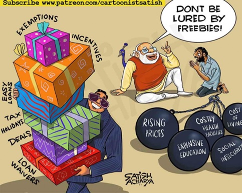 modi on freebies