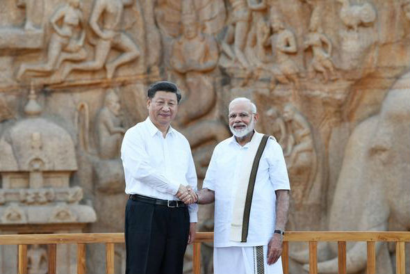 modi with Xi